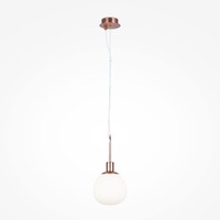 Koule - M MOD221-PL-01-G Závěsné svítidlo Erich 40W E14 bílá sklo mosaz kov - MAYTONI
