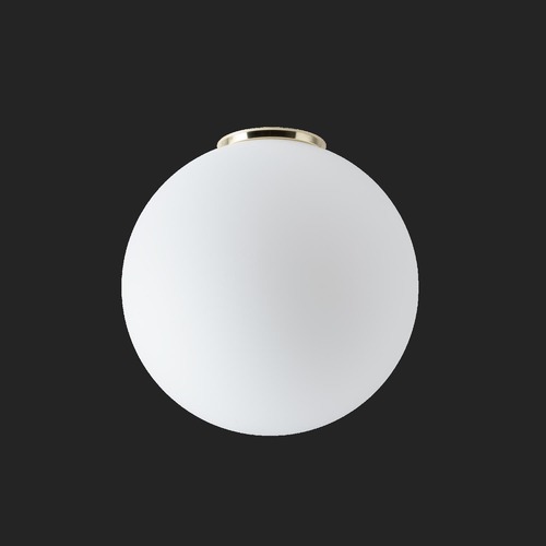 Kruhová - OS STY61749 STYX 4 stropní skleněné svítidlo mosaz leštěná / bílá IP65 4000 K 27W LED DALI (původní kód OS 61749) - OSMONT - foto 1