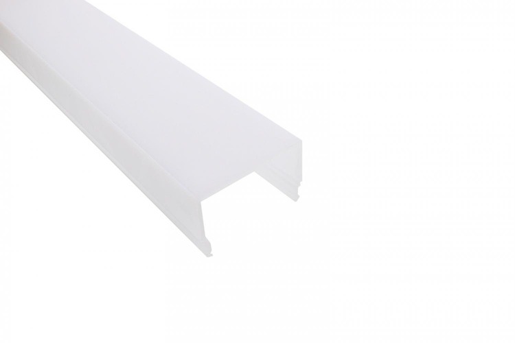 Plexi pro Al profily - IMPR 988099 Deko-Light profil kryt, PLANO MS kryt opál 2500 mm - LIGHT IMPRESSIONS - foto 1