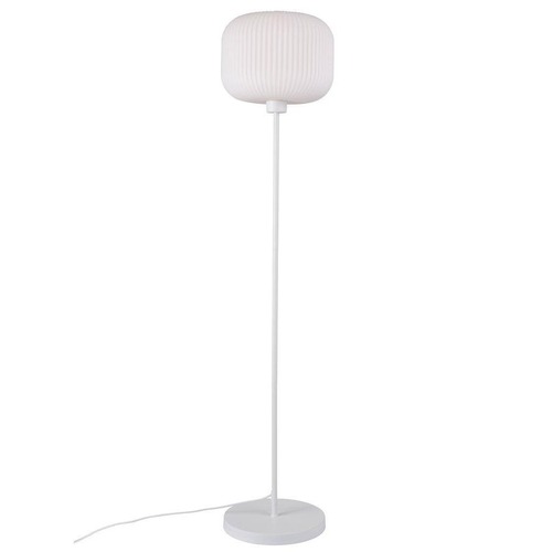 Stojací lampy - NOR 48924001 Stojací lampa Milford 40W E27 bílá opál - NORDLUX - foto 1