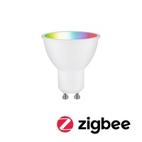 GU10/GZ10 - P 29147 Standard 230V Smart Home Zigbee 3.0 LED reflektor GU10 4,8W RGBW+ stmívatelné bílá mat - PAULMANN