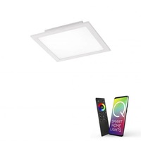 LED panely - PN 8095-16 Q-FLAG LED panel Smart-Home v bílé s měnitelnou teplotou chromatičnos vč. dálkového ovladače stmívatelné ZigBee 2700-5000K - PAUL NEUHAUS