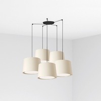 Kónická - FARO 64314-54-5L CONGA závěsné svítidlo, bílá, 5L - FARO