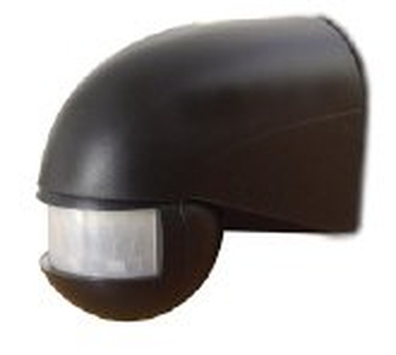 Na zeď - PAN SL2300/C Venkovní senzor pohybu - čidlo, černý - PANLUX - foto 1