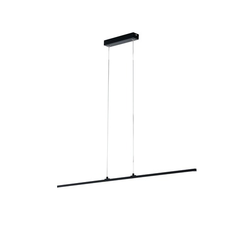 Podélná - FAN LED-SHANGHAI-S1C NERO Závěsné svítidlo LED SHANGHAI černá 29W 3250lm 3000K 100x1,2x150 cm - FANEUROPE - foto 1