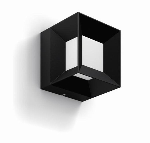 Nástěnná - PH 16480/30/P0 LED Venkovní nástěnné svítidlo Philips Parterre 16480/30/P0 černé 2700K - PHILIPS (915005377201) - foto 1