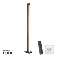 Stojací lampy - PN 451-79 Stojací lampa PURE-LINES 24W 2700-5000K 155cm dub/antracit - PAUL NEUHAUS