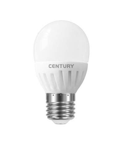 E27 - CEN ONH1G-082730 LED MINI GLOBE ONDA 8W E27 3000K 806Lm 200d 45x85mm IP20 - CENTURY - foto 1