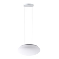 Kruhová - OS ARA73050 ARAKIS LE3 závěsné skleněné svítidlo bílá IP40 3000 K 24W LED - OSMONT