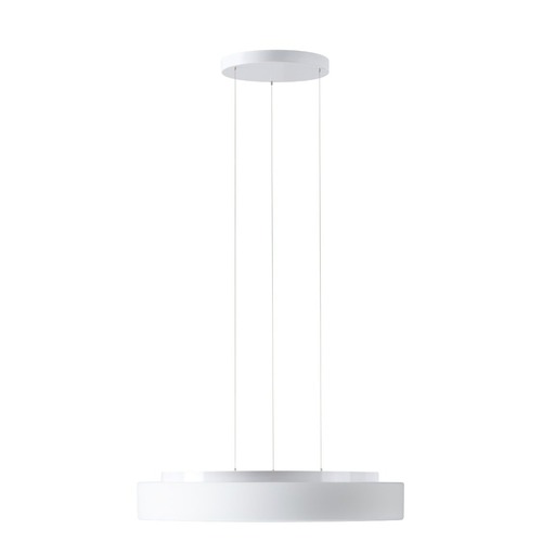 Kruhová - OS ELS73030 ELSA LE16 závěsné skleněné svítidlo bílá IP40 3000 K 35W LED - OSMONT - foto 1