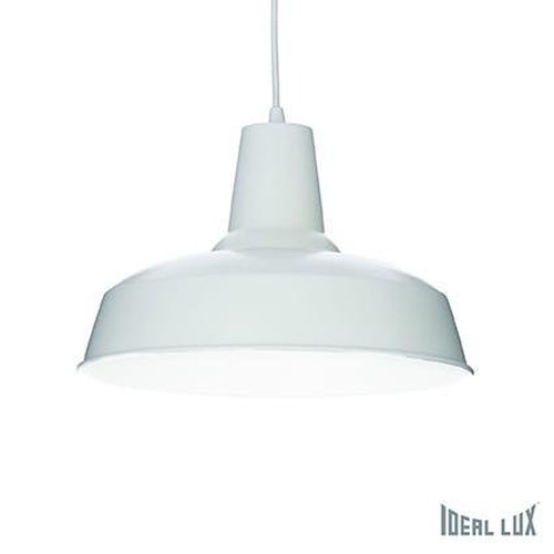 Kónická - ILUX 102047 Závěsné svítidlo Ideal Lux Moby SP1 bianco 102047 bílé - IDEALLUX - foto 1