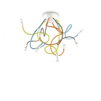 Dekorativní - ILUX 159010 Stropní svítidlo Ideal Lux Multiflex PL8 color 159010 - IDEALLUX