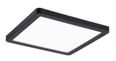 Hranatá - P 71014 LED Panel Atria Shine hranaté 190x190mm 4000K černá - PAULMANN