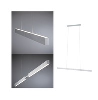 Podélná - P 79815 SmartHome Zigbee LED závěsné svítidlo Aptare 18W stmívatelné hliník kartáčovaný kov - PAULMANN