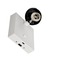 Bodová - IMPR 341347 Deko-Light svítidlo na čtení Can Tilt hranatá základna s USB, 1x 7,5 W GU10, bílá