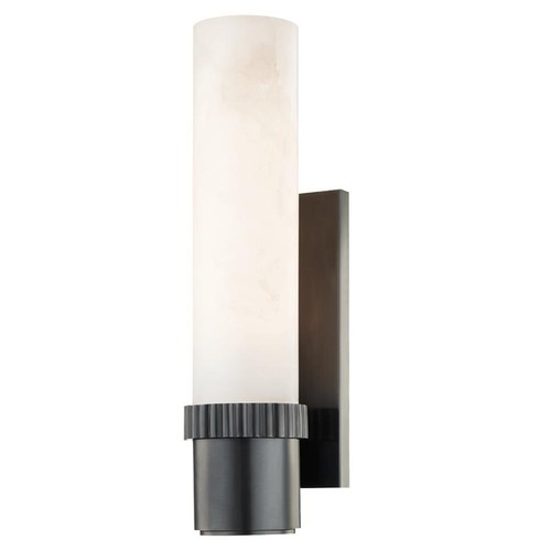 Dekorativní - HVLG 1260-OB-CE Nástěnné svítidlo ARGON starobronz/alabastr E27 1x75W - HUDSON VALLEY - foto 1