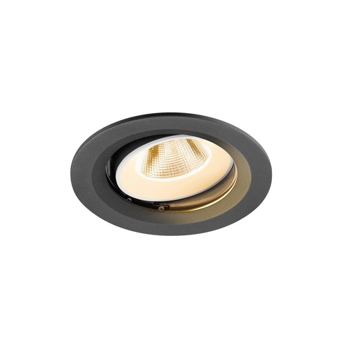 Kruhová - LA 1009650 NUMINOS® MOVE M Stropní vestavné svítidlo, 2700 K, 20°, IP20, kulaté, černé / bílé - BIG WHITE (SLV) - foto 1