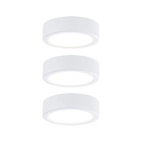 Přisazená - P 99989 LED přisazená nábytková svítidla sada Pukk bílá 3x3,5W teplá bílá 3ks sada vč. trafa - PAULMANN