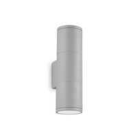 Nástěnná - ILUX 163628 Venkovní nástěnné svítidlo Ideal Lux Gun AP2 small grigio 163628 šedé 21cm IP44 - IDEALLUX