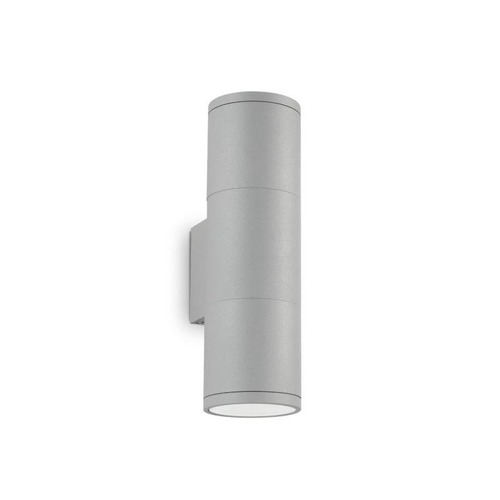 Nástěnná - ILUX 163628 Venkovní nástěnné svítidlo Ideal Lux Gun AP2 small grigio 163628 šedé 21cm IP44 - IDEALLUX - foto 1