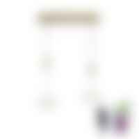 Vícečetná - PN 2076-60 Q ETIENNE závěsné svítidlo Smart Home, mosaz, 2 ramenné ZigBee 2700-5000K - PAUL NEUHAUS