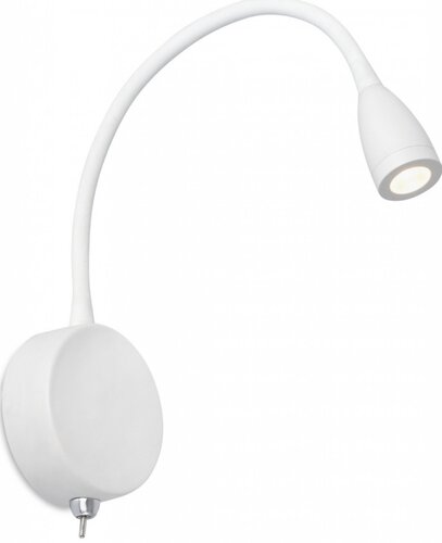 S ramenem - FARO 41019 Nástěnná lampa LOKE bílá LED 3W 230V - FARO - foto 1