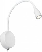 S ramenem - FARO 41019 Nástěnná lampa LOKE bílá LED 3W 230V - FARO