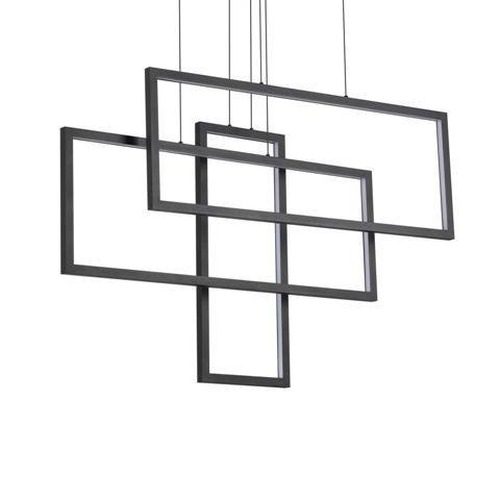 Hranatá - ILUX 269382 FRAME SP RETTANGOLO NERO - IDEALLUX - foto 1