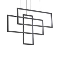 Hranatá - ILUX 269382 FRAME SP RETTANGOLO NERO - IDEALLUX