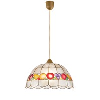 Dekorativní - FAN I-ARAGONA-S1 Závěsné svítidlo Aragona, perleťové, 1 x E27, 40 x 120 cm - FANEUROPE