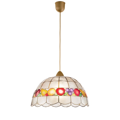 Dekorativní - FAN I-ARAGONA-S1 Závěsné svítidlo Aragona, perleťové, 1 x E27, 40 x 120 cm - FANEUROPE - foto 1