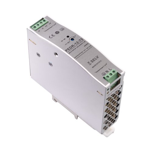 Napájecí zdroje 12V - LED zdroj 12V 75W PEDR-12-75 DIN lišta - foto 1