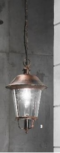 Závěsná - OR AL 11K/360.02 SCHW.-KUPFER Venkovní závěsné svítidlo 1x75W E27,černá měď, IP44,průměr 25cm - ORION - foto 1