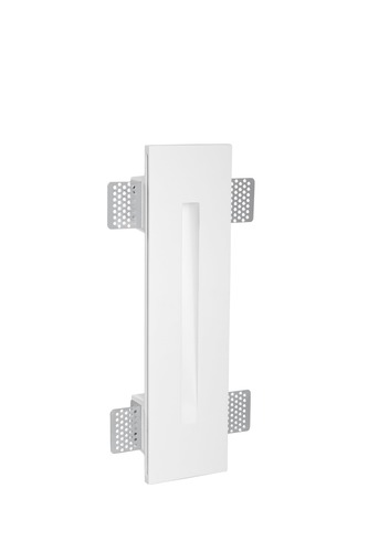 Zapuštěná - FAN INC-ELLE-30C Vestavné LED svítidlo do zdi Elle sádra, 1.5 W, 100 lm, 3000 K, driver není součástí, 300 x 80 x 40 mm - FANEUROPE - foto 1