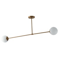 Podélná - FAN I-THEMYS-T2 Závěsné svítidlo THEMYS zlatá, 2xE14, 120 x 170 cm - FANEUROPE