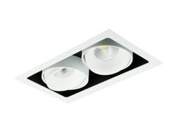 Hranatá - BPM 8202.01.D40.3K Zápustné svítidlo Cube matná bílá - BPM