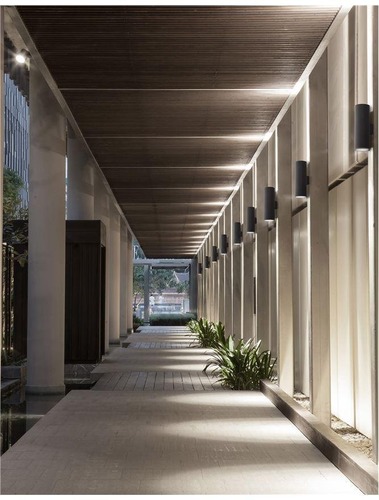 Nástěnná - NV 9010009 Venkovní nástěnné svítidlo ALP černý hliník a sklo LED Chip Cree 10W 220-240V 3000K 7st. IP65 - NOVA LUCE - foto 1