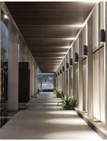 Nástěnná - NV 9010009 Venkovní nástěnné svítidlo ALP černý hliník a sklo LED Chip Cree 10W 220-240V 3000K 7st. IP65 - NOVA LUCE