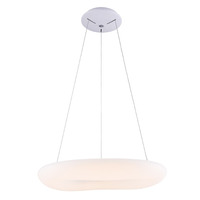 LED přívěšek - LED závěsné světlo bílé kulaté