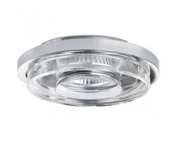 Kruhová - BPM 3034GU VÝPRODEJ - Vestavné svítidlo Cristal chrom 1x50W, 230V - BPM