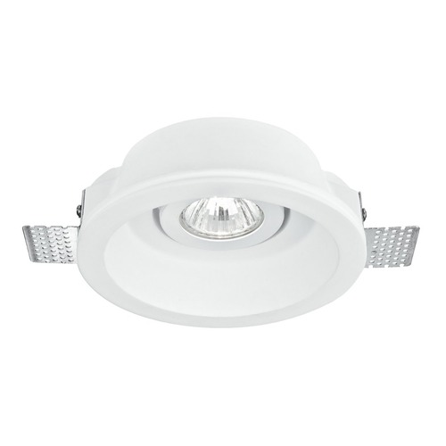 Kruhová - FAN INC-MORGANA-R1 Zápustné svítidlo Morgana, nastavitelné, bílé, 1 x GU10, 15 x 6 cm - FANEUROPE - foto 1