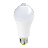 LED spoty a žárovky - LED žárovka 7W E27 s PIR pohybovým senzorem