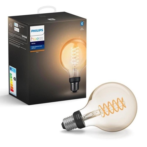 SmartHome Paul Neuhaus - PH 8718699688882 Hue Bluetooth žárovka LED E27 Filament G93 7W 550lm 2200K - PHILIPS (929002241401) - foto 1