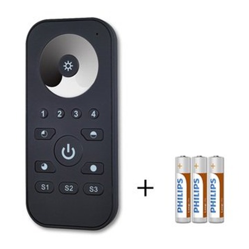 Ovladače - ML-910.501.22.2 RF dálkový ovladač pro stmívání, 4 zóny, vč. baterie - foto 1