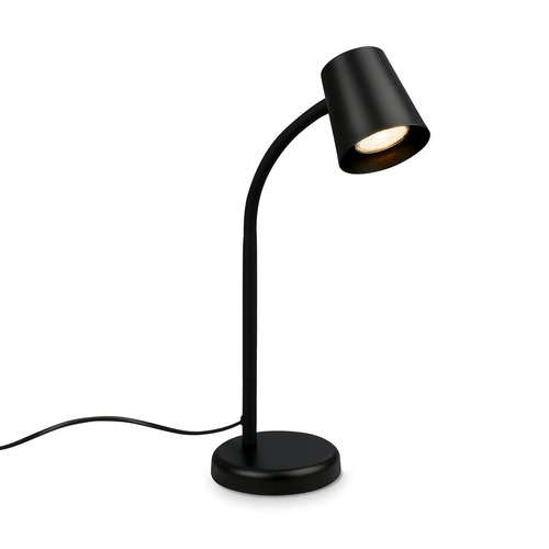 Stolní lampy pracovní - BRILO 7476015 Stolní lampa, 38,5 cm, 1x GU10, max. 9W, černá - BRILO - foto 1