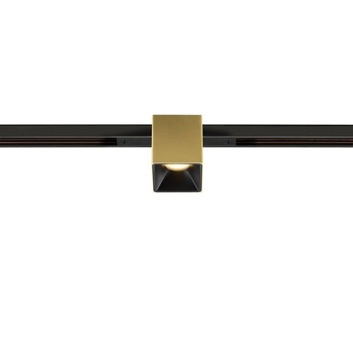 Lištové Magnetic SLV - LA 1008975 FIX-IT! 48V, DALI, úhlový, standardní stopa, spot, 3000 K, 6,6 W, 36°, zlatý / černý - BIG WHITE (SLV) - foto 1