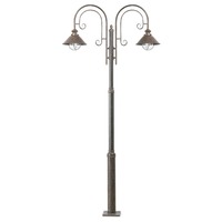 Sloupková - FARO 71117 NÁUTICA sloupková lampa, rezavá, 2L - FARO