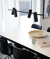 Podélná - NOR 2213423003 Alanis 4 závěsné svítidlo černá - NORDLUX