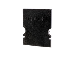 Krytky pro Al profily - IMPR 979022 Koncovka H-AU-02-10 černá 16 mm 2 ks - LIGHT IMPRESSIONS