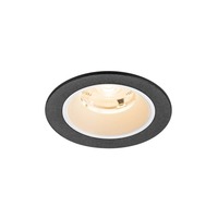 Kruhová - LA 1009434 NUMINOS® S Stropní vestavné svítidlo, 2700 K, 20°, IP20, kulaté, černé / bílé - BIG WHITE (SLV)